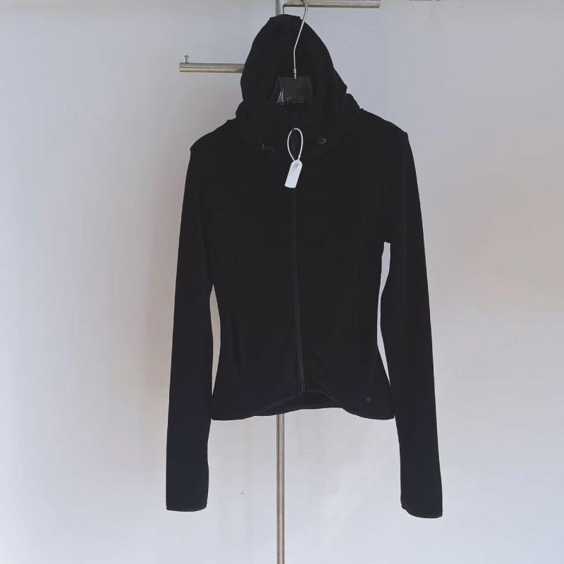 Ženska jakna od polar fleece s kapuljom, uski kroj, jesen i zima, pogodna za vožnju biciklom