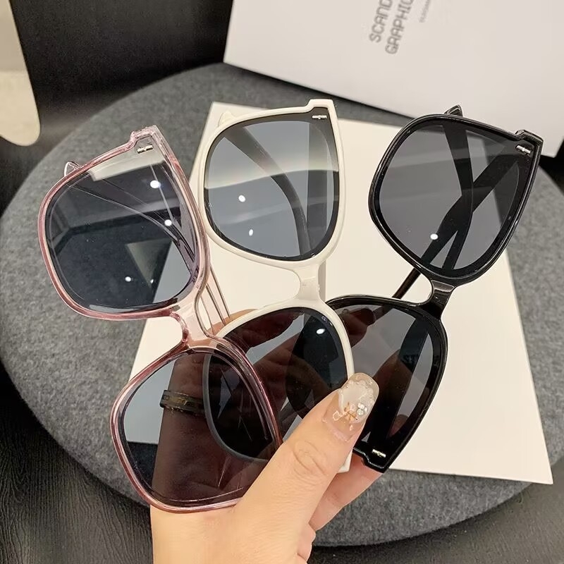 GM dječje sunčane naočale, šareni okvir, UV400 zaštita, veliki okvir, dizajn s vertikalnim zakovicama, unisex streetwear naočale