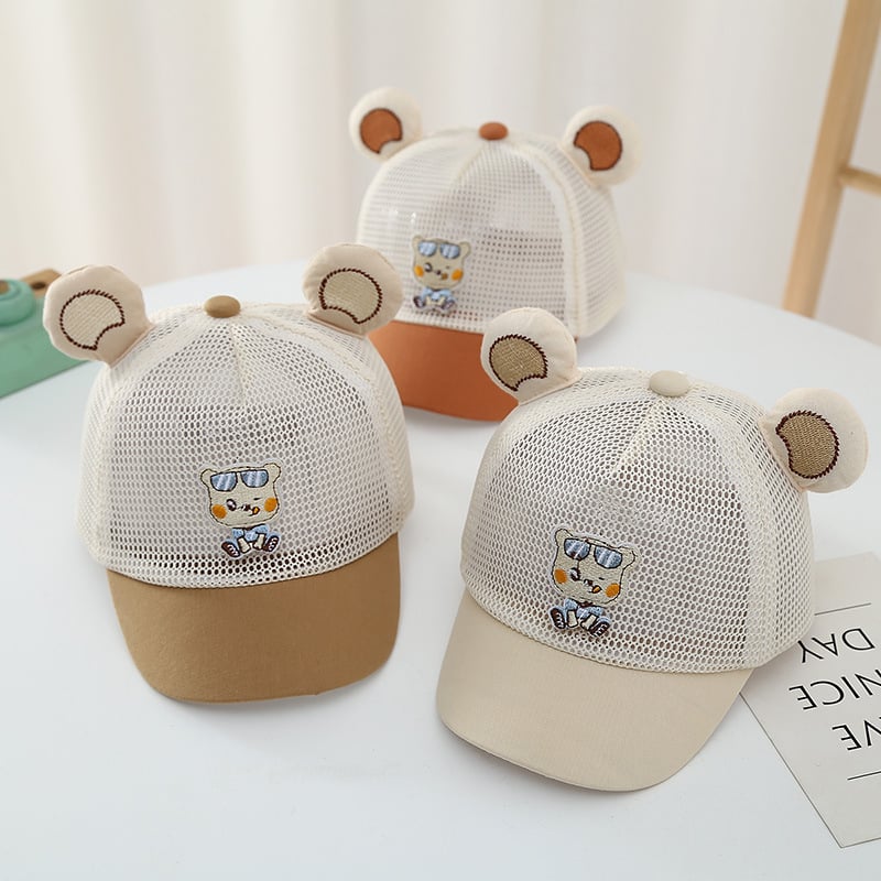 Dječja mrežasta baseball kapa za sunce, ljeto, unisex, motiv praščića, za uzrast 2–6 godina