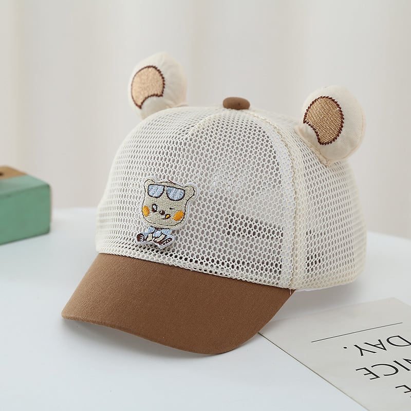 Dječja mrežasta baseball kapa za sunce, ljeto, unisex, motiv praščića, za uzrast 2–6 godina