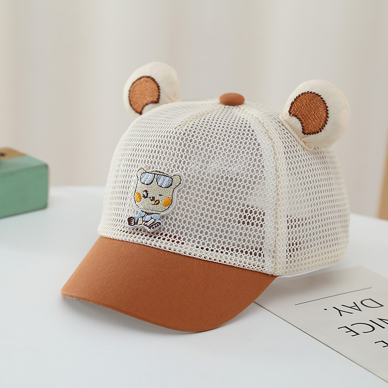 Dječja mrežasta baseball kapa za sunce, ljeto, unisex, motiv praščića, za uzrast 2–6 godina