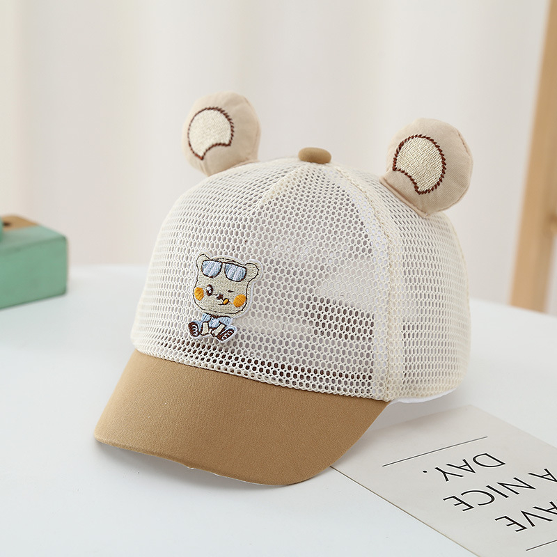 Dječja mrežasta baseball kapa za sunce, ljeto, unisex, motiv praščića, za uzrast 2–6 godina