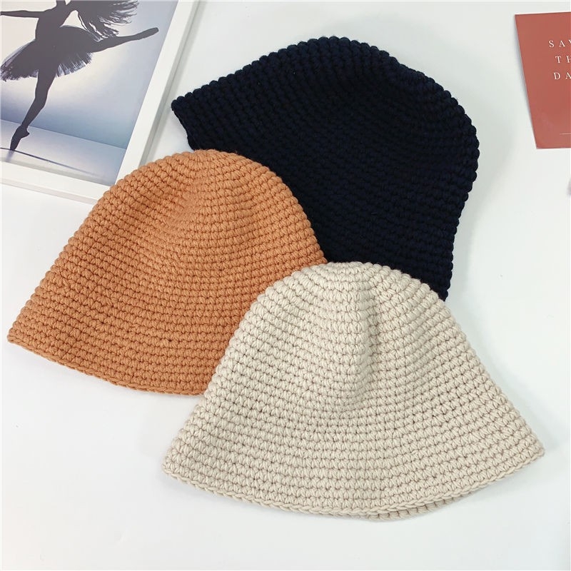 Unisex dječja vunena pletena fisherman's kapa, jesen-zima, japanski stil