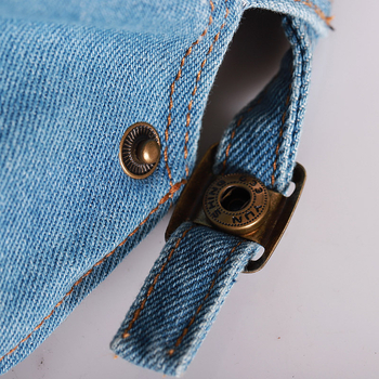 Dječji denim beret za proljeće i jesen, prozračan s UV zaštitom