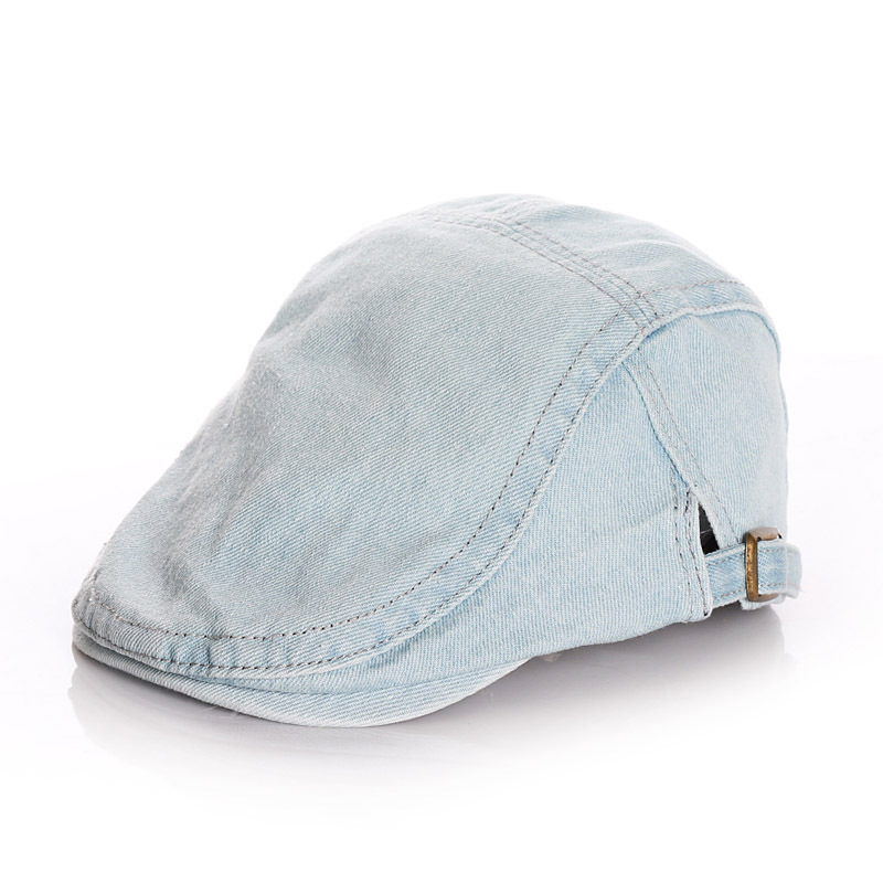 Dječji denim beret za proljeće i jesen, prozračan s UV zaštitom