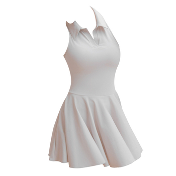 Rochie sport pentru femei și set polo de fustă pentru badminton, tenis și golf, model 2025