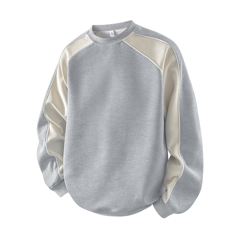 Muški hoodie s kontrastnim blokom boja, udoban kroj, jesen 2025