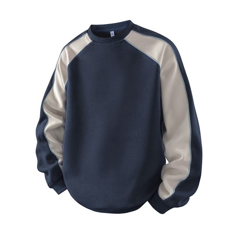 Muški hoodie s kontrastnim blokom boja, udoban kroj, jesen 2025