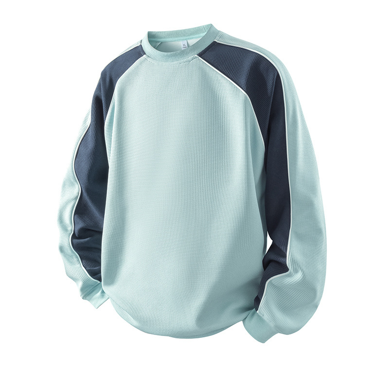 Muški hoodie s kontrastnim blokom boja, udoban kroj, jesen 2025