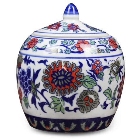 Jingdezhen keramički spremnik za rižu s poklopcem, otporan na vlagu, kapacitet 0,5 kg / 1,5 kg / 3 kg