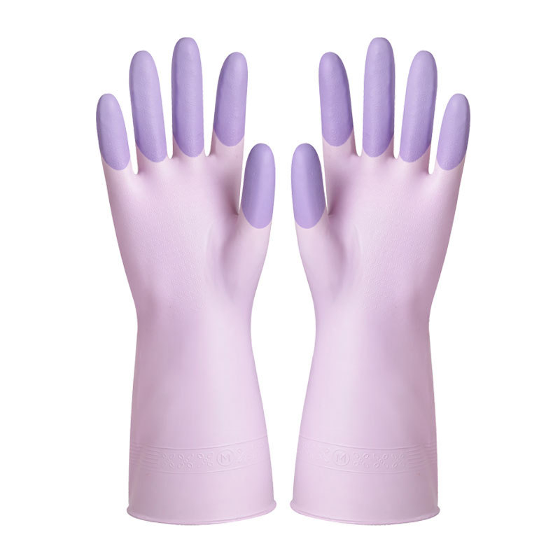 Latex rukavice – vodootporne gumene rukavice za pranje rublja, kućanske poslove, kuhinju i pranje posuđa; šarene i izdržljive za čišćenje