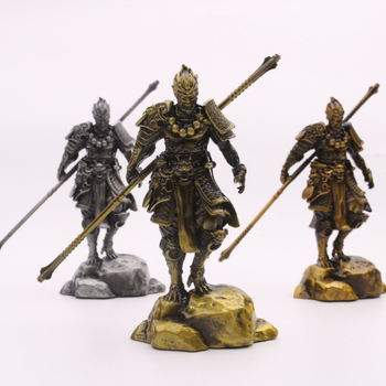 Metalna figurica Kralj majmuna Wukonga u stilu Black Mythology – legirana statua za dom