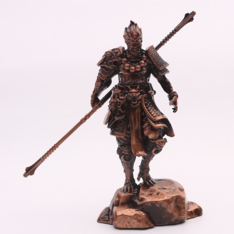 Metalna figurica Kralj majmuna Wukonga u stilu Black Mythology – legirana statua za dom
