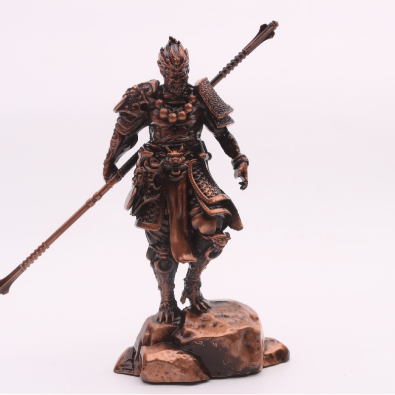 Metalna figurica Kralj majmuna Wukonga u stilu Black Mythology – legirana statua za dom