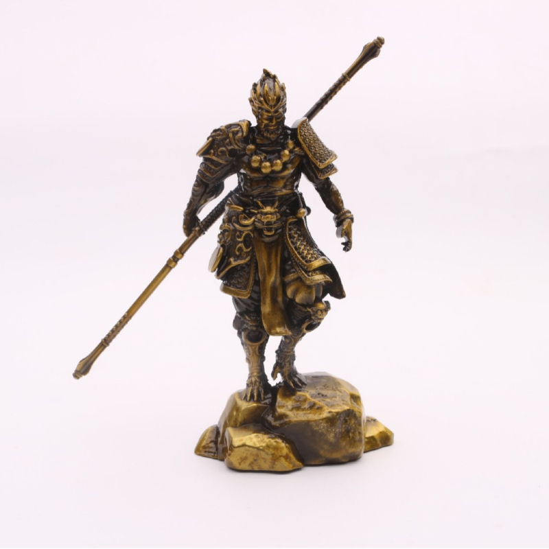 Metalna figurica Kralj majmuna Wukonga u stilu Black Mythology – legirana statua za dom