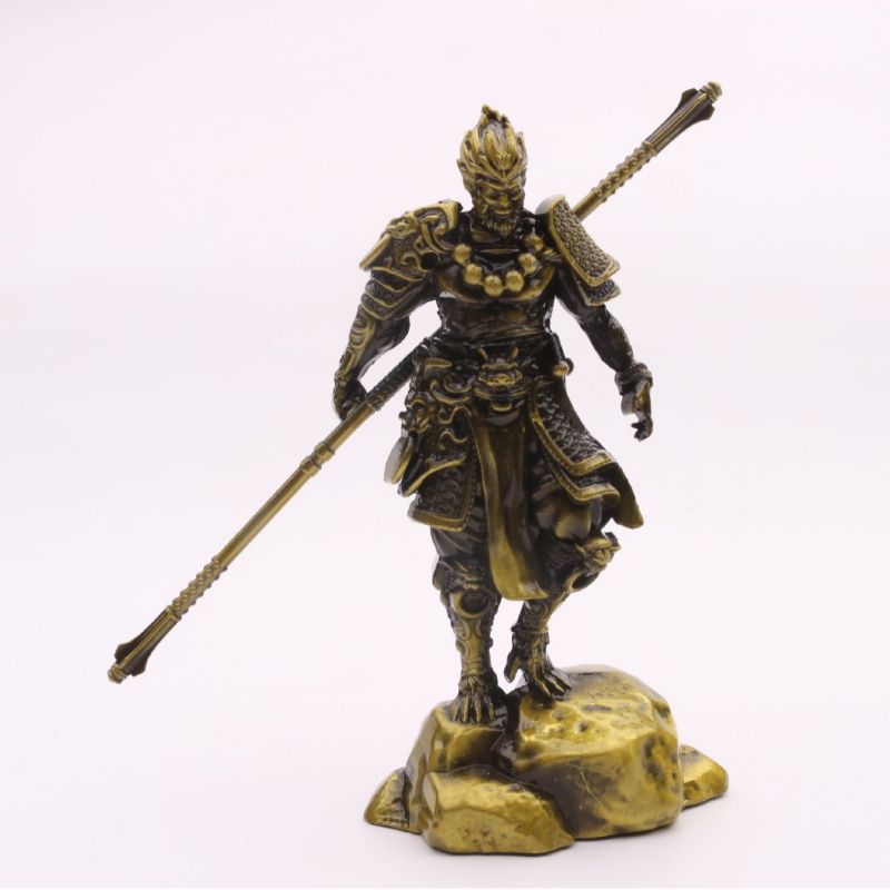 Metalna figurica Kralj majmuna Wukonga u stilu Black Mythology – legirana statua za dom