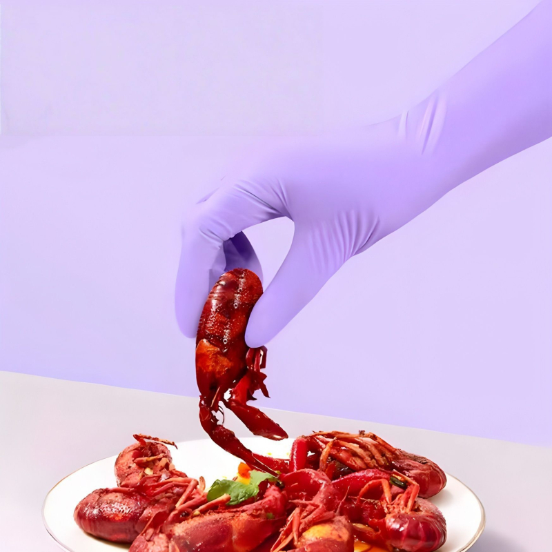Nitril rukavice za jednokratnu upotrebu za pranje posuđa, produžene, za žene, izdržljive za kućanstvo, vodootporne, tanke i udobne