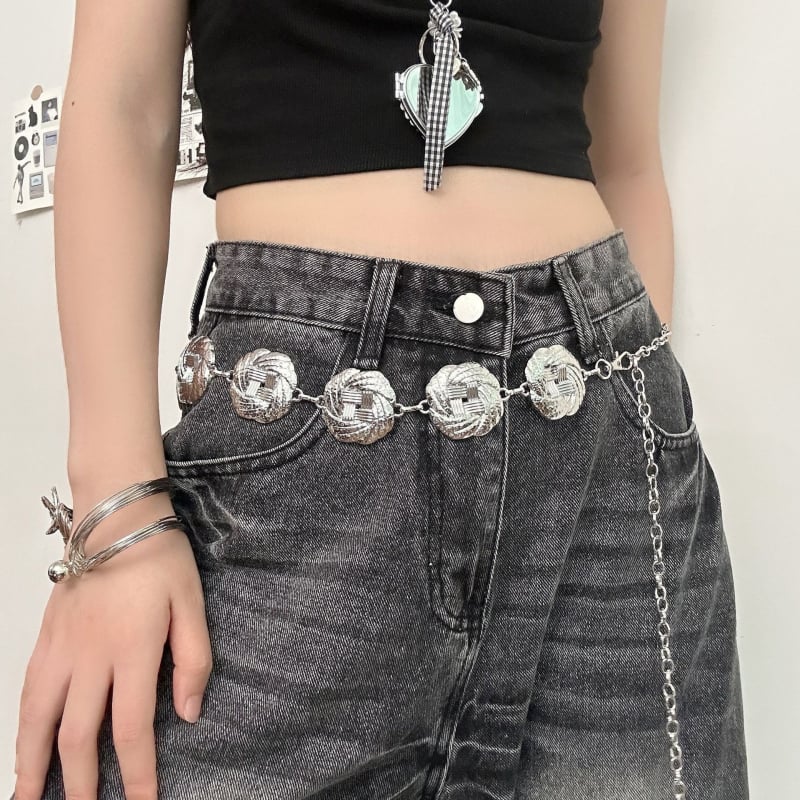Kožni pojas od umjetne kože s kontrastnim nitima, punk-hip-hop stil, unisex, svakodnevni streetwear, 110 cm
