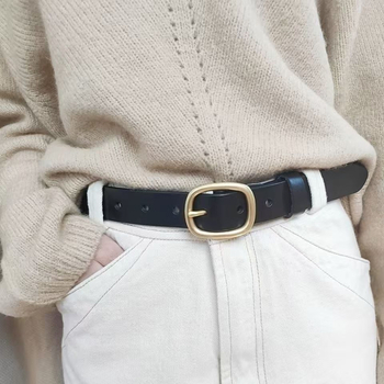 Ženski kaiš za traperice od umjetne kože, metalna kopča s pinom, korejski stil, casual, duljina 95–120 cm, širina 2–4 cm