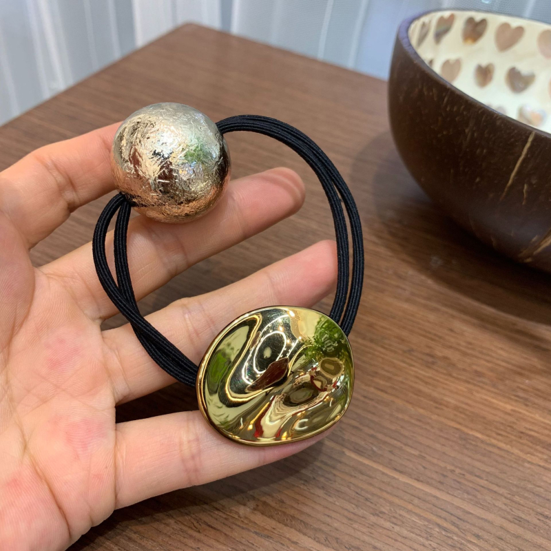 Korejskog stila metalna ovalna gumica za kosu – jednostavan i elegantan dodatak za rep