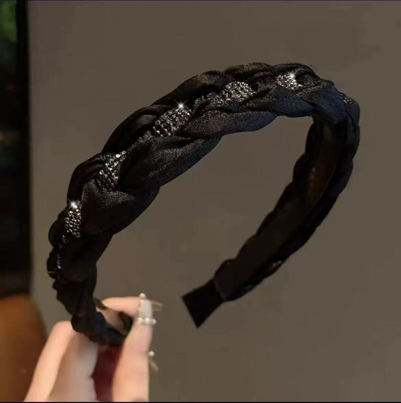 Korejski stil lagana luksuzna traka za glavu s zubima za pričvršćivanje, protuklizna, elegantan i jednostavan dodatak za žene