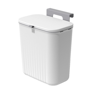 Zidni kuhinjski koš s poklopcem, za vrata ormarića, 9L