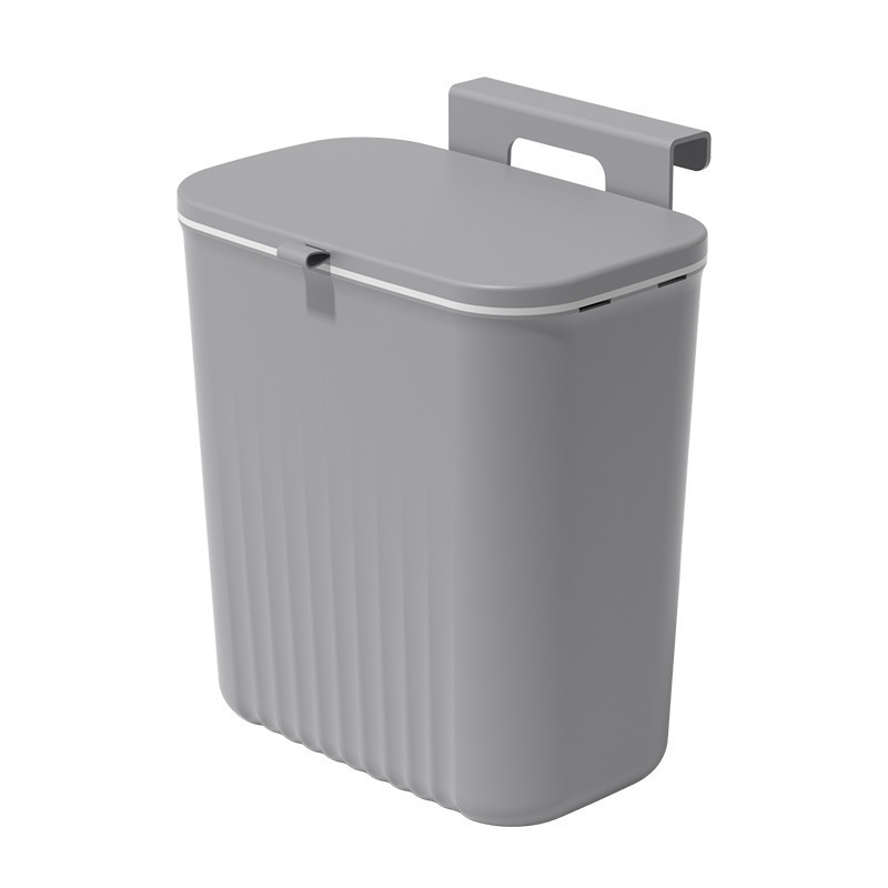 Zidni kuhinjski koš s poklopcem, za vrata ormarića, 9L