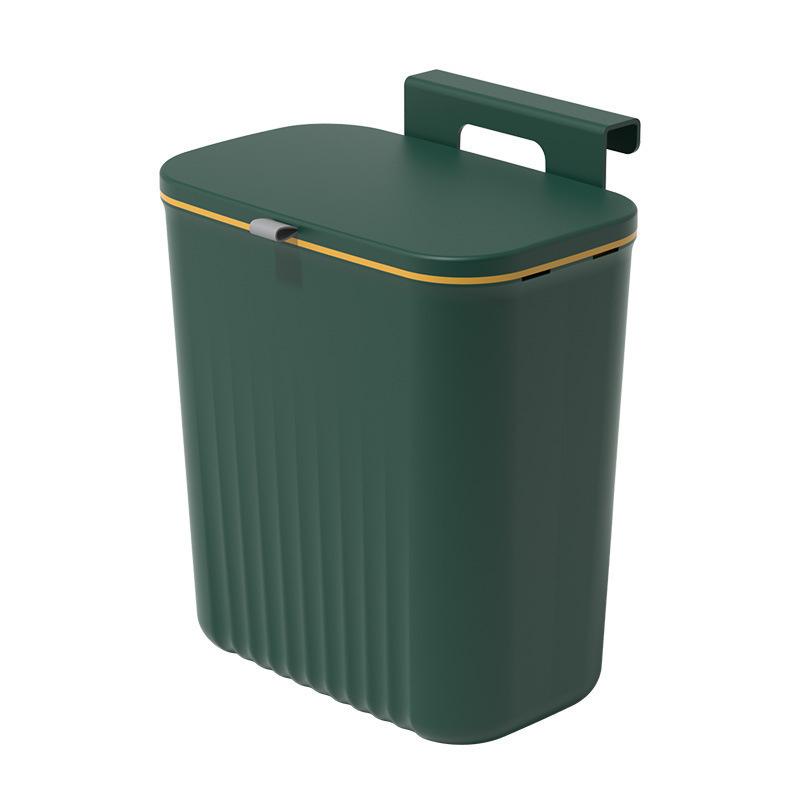 Zidni kuhinjski koš s poklopcem, za vrata ormarića, 9L