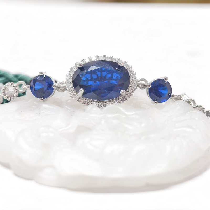 Gesen Jewelry Ženska narukvica od pozlaćenog bakra sa cirkonima u ugradnji – jednostavna, moderna