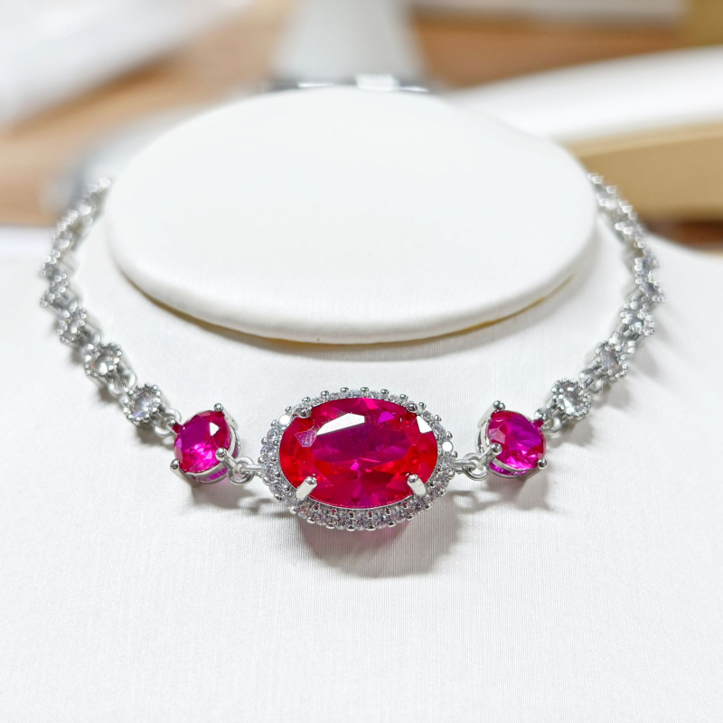 Gesen Jewelry Ženska narukvica od pozlaćenog bakra sa cirkonima u ugradnji – jednostavna, moderna