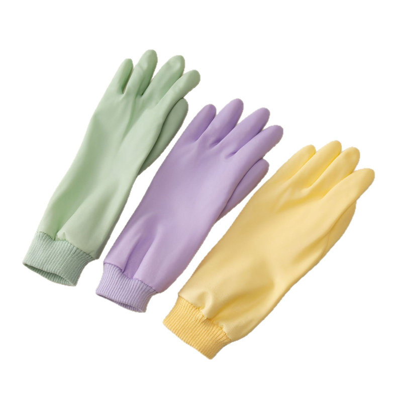 Latex rukavice za kućanstvo, za pranje posuđa, debele, izdržljive, tople i vodootporne, s flis podstavom