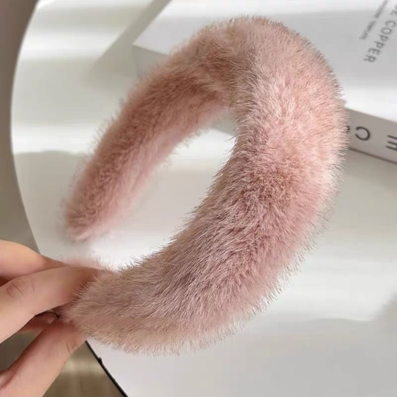 Plišana traka za kosu za šminkanje i pranje lica, elegantan dodatak za kosu