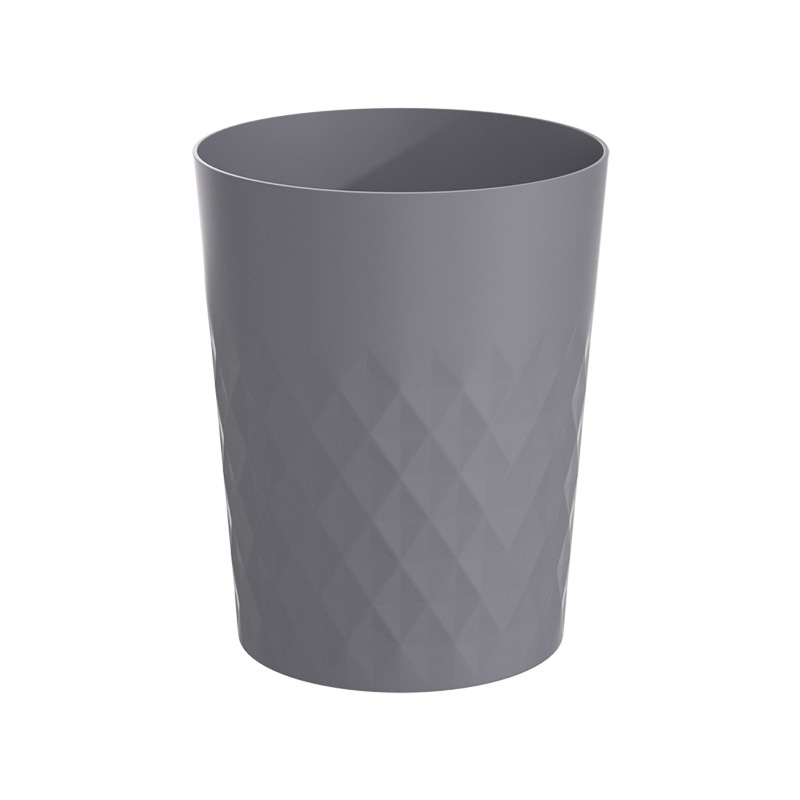 Prizma oblikovan koš za smeće bez poklopca, plastični, 6 L, za dnevni boravak i kupaonicu