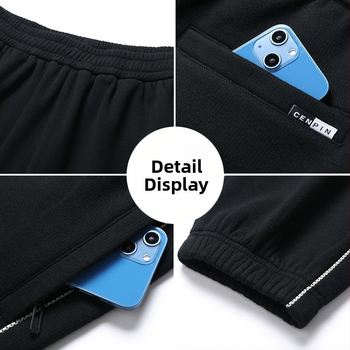 Zimné unisex tepláky s fleecovou podšívkou, voľný strih, plus veľkosť, na outdoorové športy a bežné nosenie, s manžetami