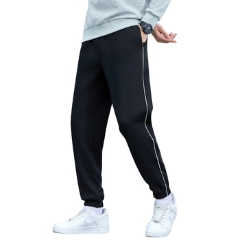 Zimske unisex sportske hlače s fleec podstavom, širokog kroja, plus veličina, za aktivnosti na otvorenom i casual nošenje, s manžetama