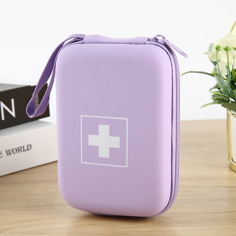 Macaron-stil putni medicinski komplet, prijenosna torba za skladištenje lijekova, lagan, prilagodljiv