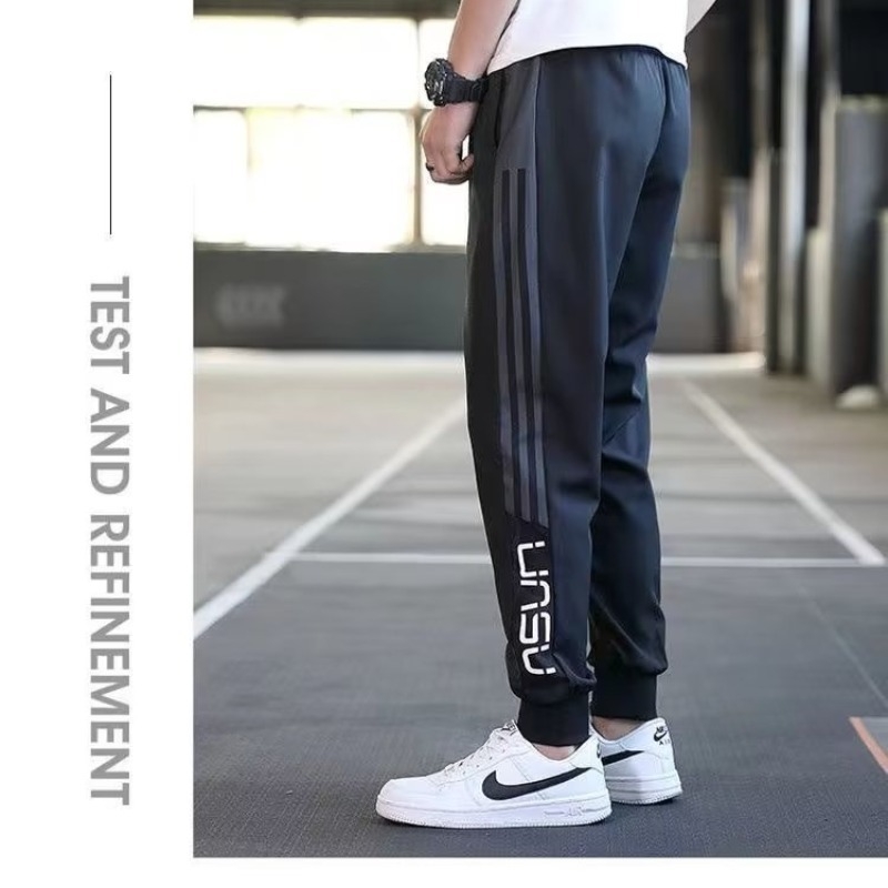 Muške sportske hlače s brzim sušenjem, tanke, duljina 9/10, casual jogger stil