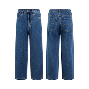 Blugi bărbătești din Tencel – moderne și versatile pentru purtări casual, denim drept cu aer retro american, calitate superioară