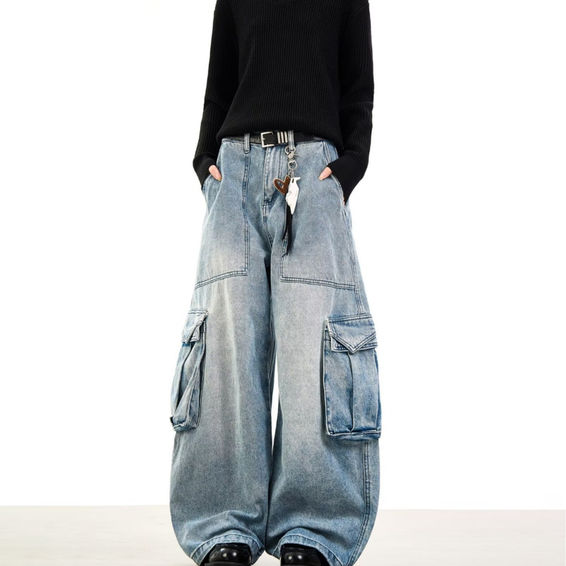 Muške vintage radne traperice za jesen/zimu, stylish i visoke kvalitete, inspirirano američkim street styleom.