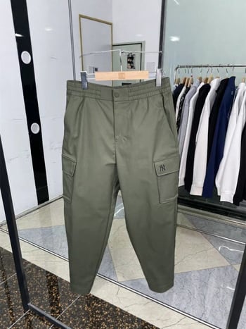 Muške cargo jogger hlače za jesen, udoban kroj, duge hlače s vezicom i manžetama, sportski stil