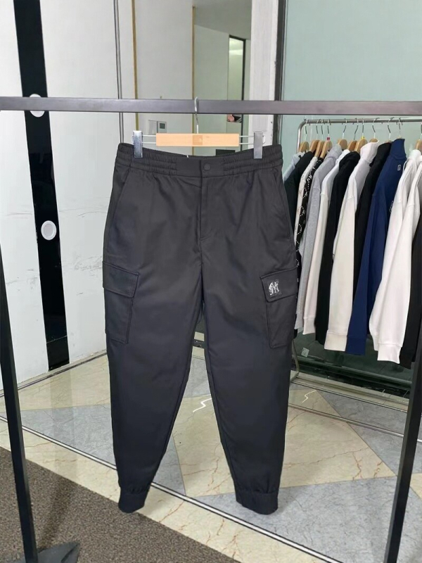 Muške cargo jogger hlače za jesen, udoban kroj, duge hlače s vezicom i manžetama, sportski stil