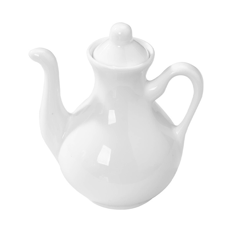 Bijeli keramički set posuda za začine: ulje, ocat, sojin sos i posudice za umake, 120–350 ml