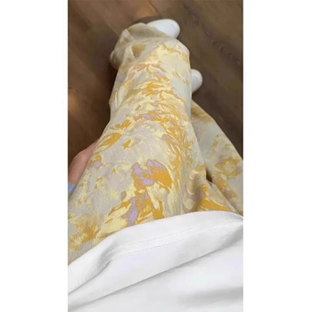 Премиум жакард дънки Bootcut за мъже, американски стил, Cleanfit тясна права кройка