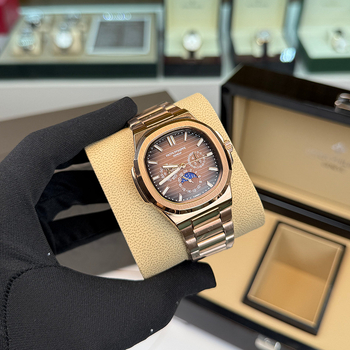 PATFK Nautilus replika pánske automatické mechanické hodinky, svetelný ciferník, vodotesné do 50 m, safírové sklo, puzdro zliatina, remienok z nerezovej ocele, 40 mm