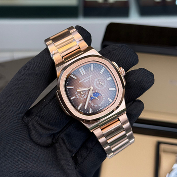 PATFK Nautilus replika pánske automatické mechanické hodinky, svetelný ciferník, vodotesné do 50 m, safírové sklo, puzdro zliatina, remienok z nerezovej ocele, 40 mm