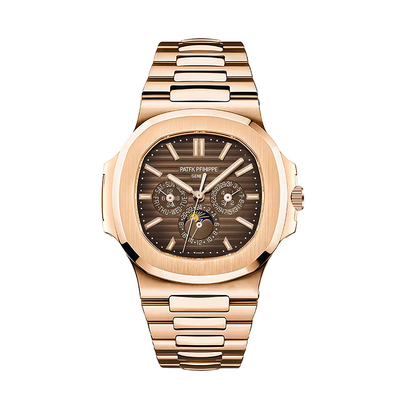 PATFK Nautilus replika pánske automatické mechanické hodinky, svetelný ciferník, vodotesné do 50 m, safírové sklo, puzdro zliatina, remienok z nerezovej ocele, 40 mm