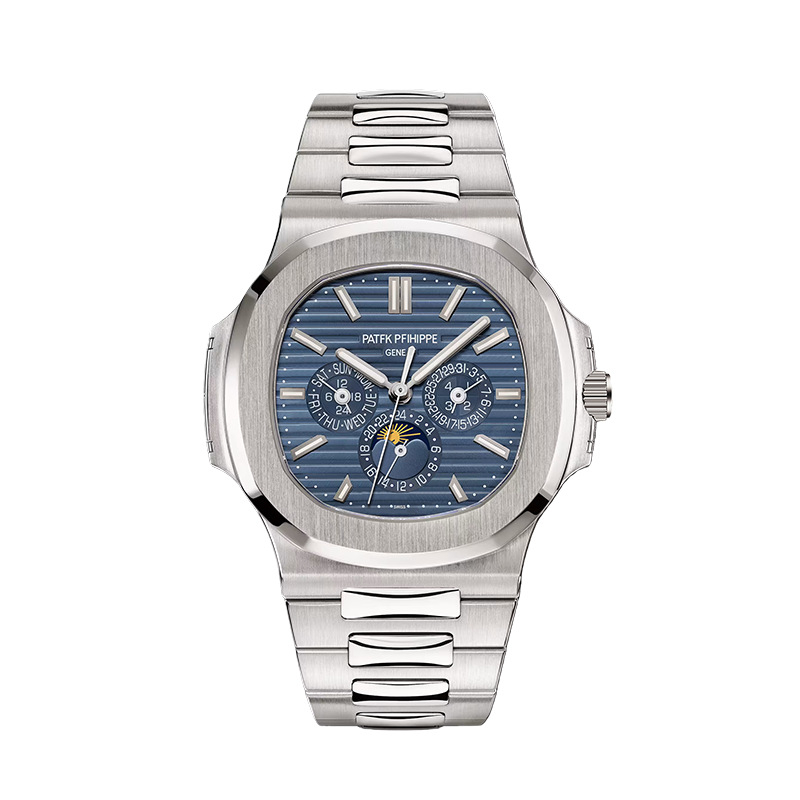 PATFK Nautilus replika pánske automatické mechanické hodinky, svetelný ciferník, vodotesné do 50 m, safírové sklo, puzdro zliatina, remienok z nerezovej ocele, 40 mm