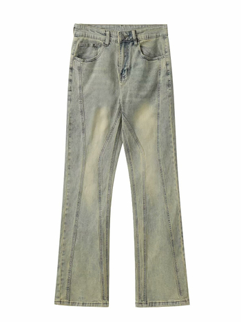 Muške traperice u korejskom stilu, straight kroj, slim fit, udoban stretch, za proljeće i jesen