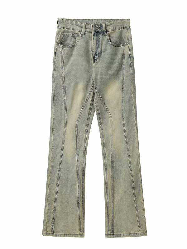 Muške traperice u korejskom stilu, straight kroj, slim fit, udoban stretch, za proljeće i jesen