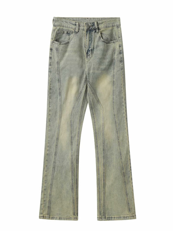 Muške traperice u korejskom stilu, straight kroj, slim fit, udoban stretch, za proljeće i jesen